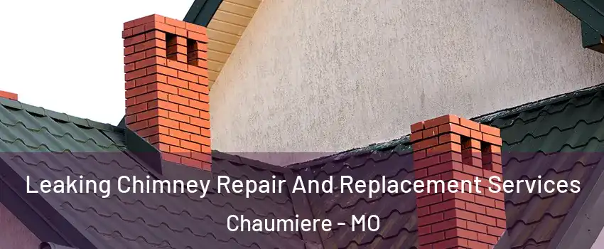 Leaking Chimney Repair And Replacement Services Chaumiere - MO