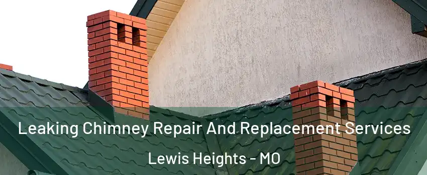 Leaking Chimney Repair And Replacement Services Lewis Heights - MO