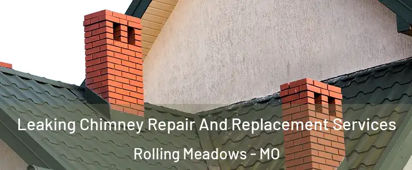 Leaking Chimney Repair And Replacement Services Rolling Meadows - MO