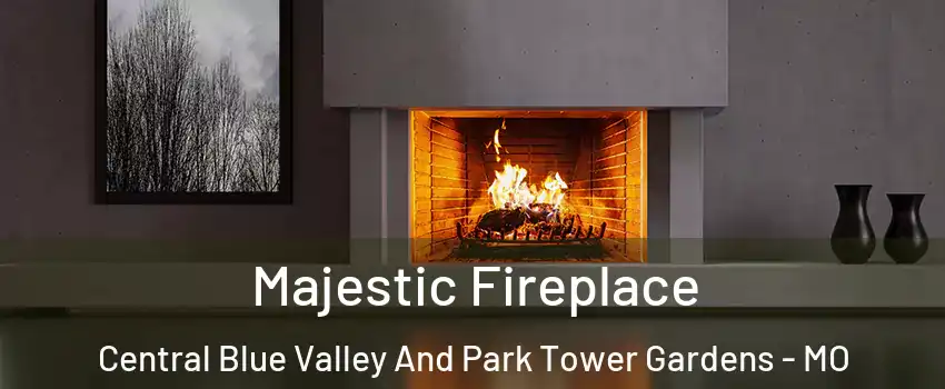 Majestic Fireplace Central Blue Valley And Park Tower Gardens - MO