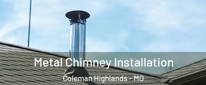 Metal Chimney Installation Coleman Highlands - MO