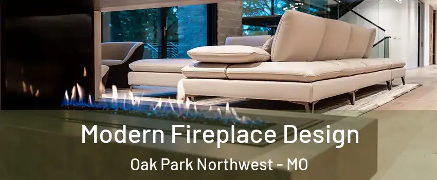 Modern Fireplace Design Oak Park Northwest - MO