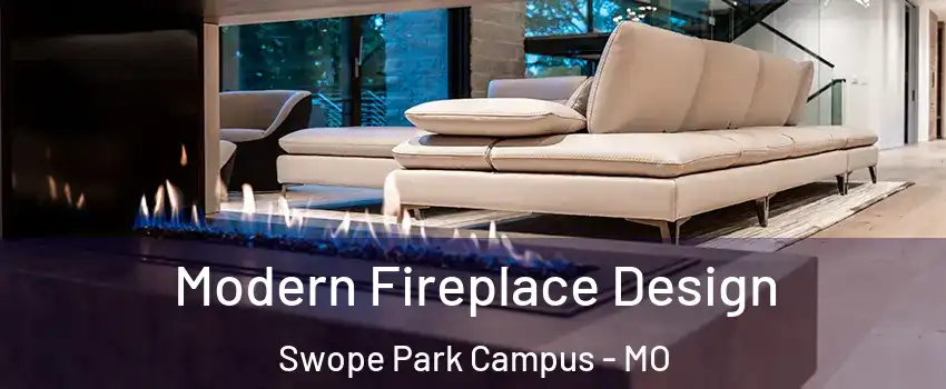 Modern Fireplace Design Swope Park Campus - MO