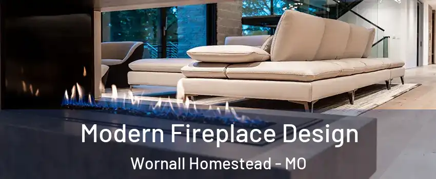 Modern Fireplace Design Wornall Homestead - MO