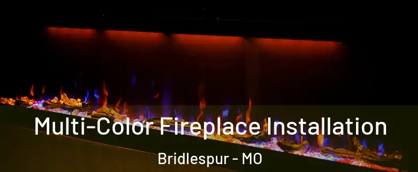 Multi-Color Fireplace Installation Bridlespur - MO