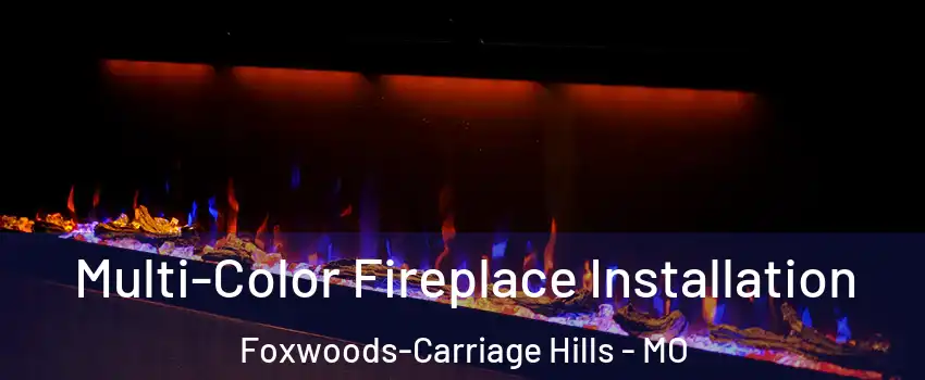 Multi-Color Fireplace Installation Foxwoods-Carriage Hills - MO