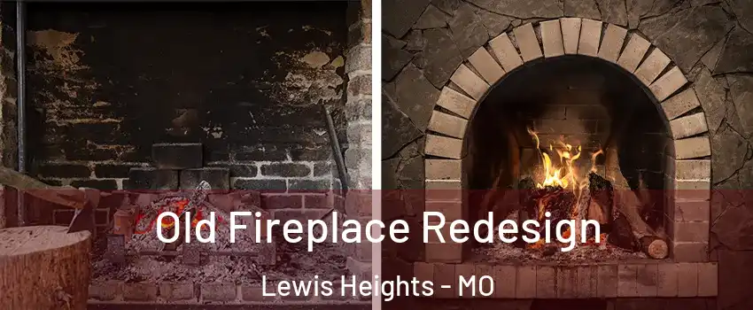 Old Fireplace Redesign Lewis Heights - MO