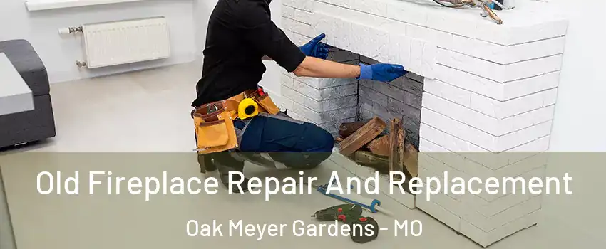 Old Fireplace Repair And Replacement Oak Meyer Gardens - MO