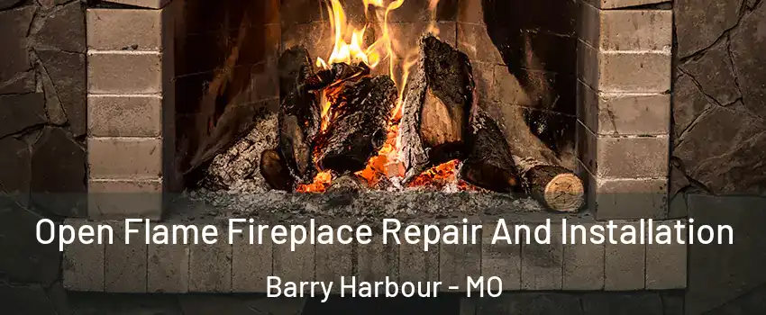 Open Flame Fireplace Repair And Installation Barry Harbour - MO