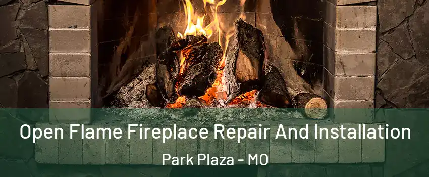 Open Flame Fireplace Repair And Installation Park Plaza - MO