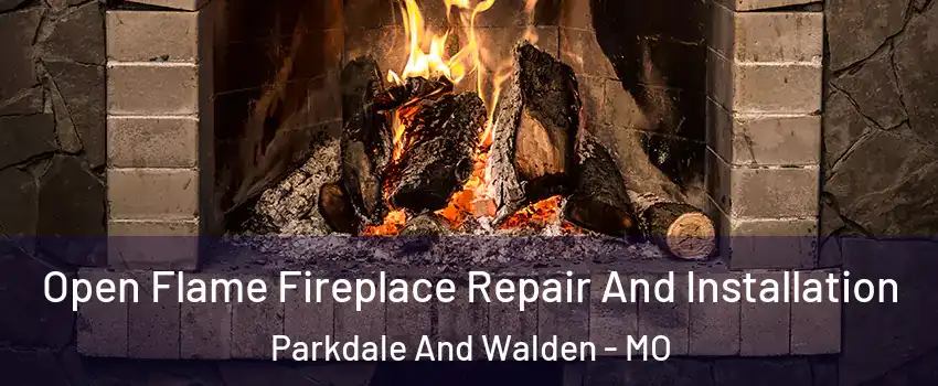 Open Flame Fireplace Repair And Installation Parkdale And Walden - MO