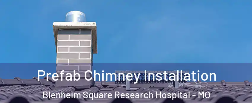 Prefab Chimney Installation Blenheim Square Research Hospital - MO