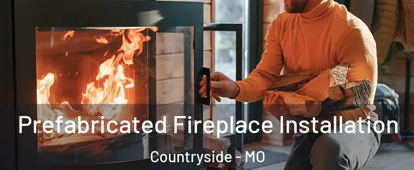 Prefabricated Fireplace Installation Countryside - MO