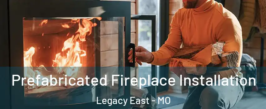 Prefabricated Fireplace Installation Legacy East - MO