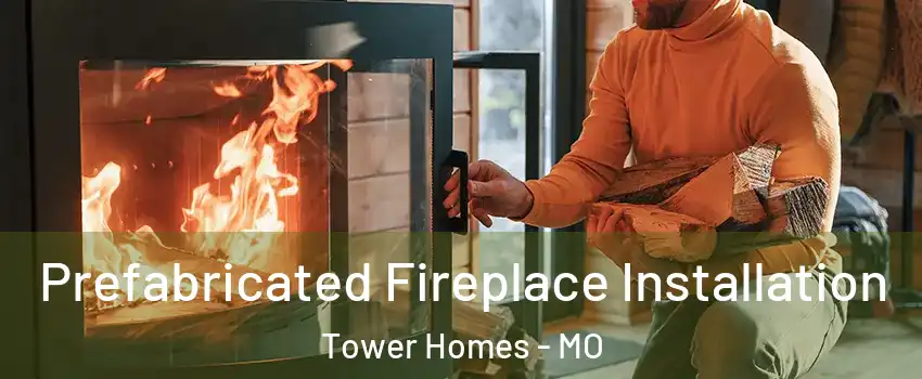 Prefabricated Fireplace Installation Tower Homes - MO