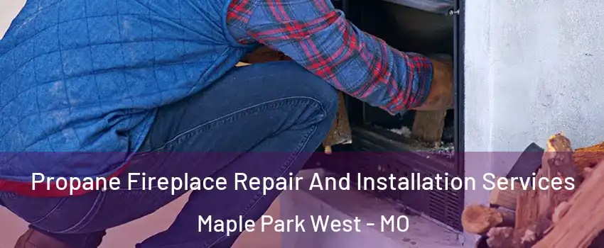 Propane Fireplace Repair And Installation Services Maple Park West - MO