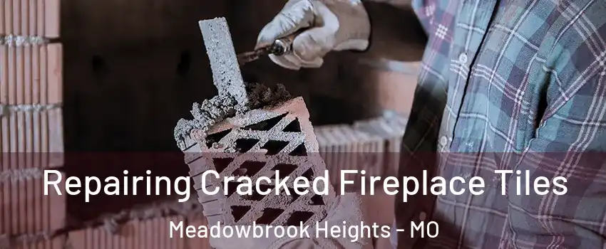 Repairing Cracked Fireplace Tiles Meadowbrook Heights - MO