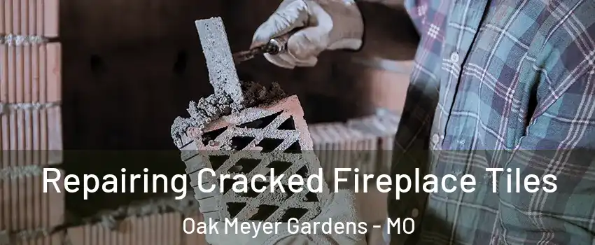 Repairing Cracked Fireplace Tiles Oak Meyer Gardens - MO