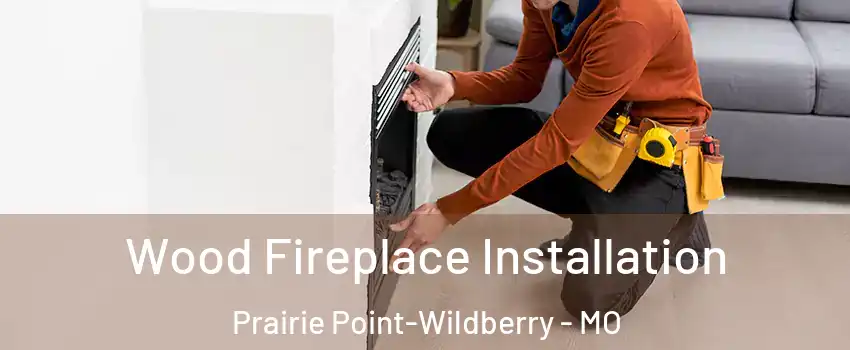 Wood Fireplace Installation Prairie Point-Wildberry - MO